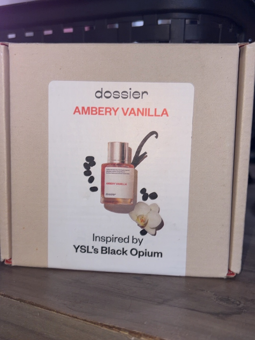 Amber Glass Fragrance Bottle with Silver Cap - Picture 4 of 4